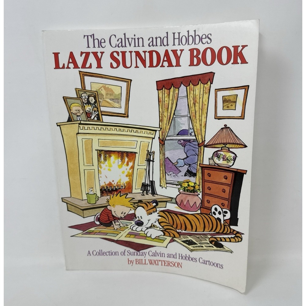 Calvin and Hobbes: The Lazy Sunday Book Softcover Paperback 1989 Bill Watterson